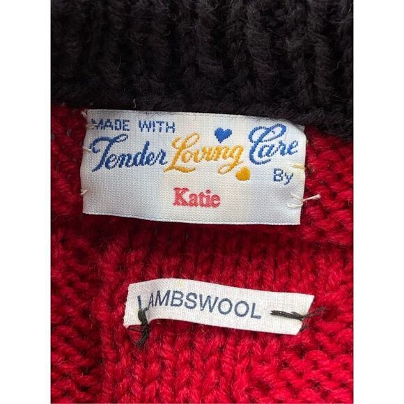 T4‎ Lambswool Colorful Sweater Size Large - Picture 3 of 4